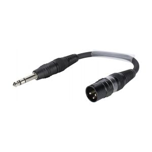 SOMMER CABLE Adaptercable XLR(M)/Jack stereo 0.15m bk TILBUD NU