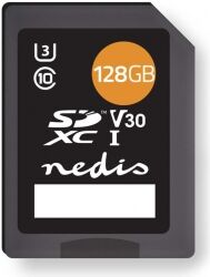Nedis Hukommelseskort   SDXC   128 GB   Skriver op til 80 Mbps   Klasse 10, MSDC Nedis Hukommelseskort   SDXC   128 GB   Skriver op til 80 Mbps   Klasse 10, MSDC