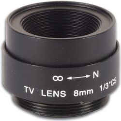 CCD telefotolinse F2,0 / 8mm, 40° TILBUD NU CCD telefotolinse F2,0 / 8mm, 40° TILBUD NU