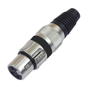 Omnitronic XLR socket 3pin bk 10x TILBUD NU