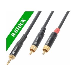 Cable 3.5 Stereo- 2xRCA Male 6.0m 