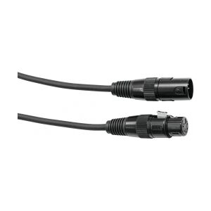 EuroLite DMX cable XLR 5pin 10m bk TILBUD NU kabel