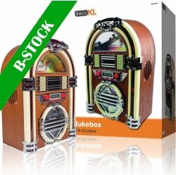 basicXL BXL-JB10 Bord Radio Jukebox FM / AM CD Brun "B STOCK" TILBUD NU basicXL BXL-JB10 Bord Radio Jukebox FM / AM CD Brun "B STOCK" TILBUD NU