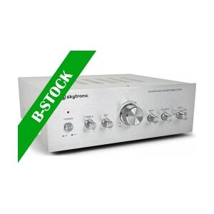 Stereo Forstærker 2x50w, sølv 