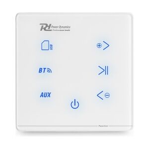 Powerline A100W In-Wall Audio Forstærker BT Hvid TILBUD NU