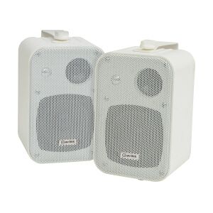 Stereo background speakers 30W white - pair baggrundshøjttalere stereoanlæg par