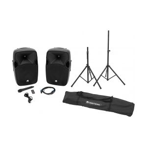 Omnitronic Set XFM-212AP + Speaker stand MOVE MK2 TILBUD NU