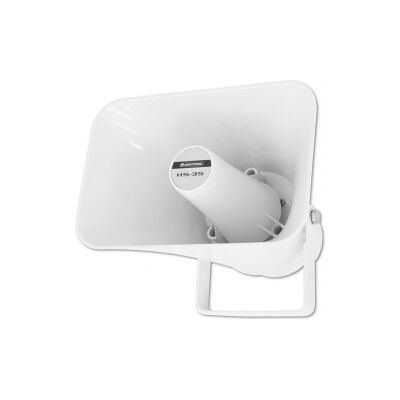 OMNITRONIC HS-35 Hornhøjttaler - Vejrbestandig, 100V, 15W, Hvid OMNITRONIC HS-35 Hornhøjttaler - Vejrbestandig, 100V, 15W, Hvid