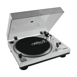 Omnitronic BD-1380 USB Turntable sil TILBUD NU pladespiller sølv