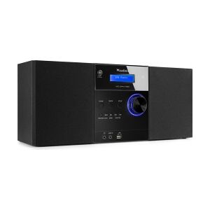 Stereoanlæg / Mini Hi-Fi anlæg med CD-afspiller, DAB+/FM Radio, Bluetooth og USB