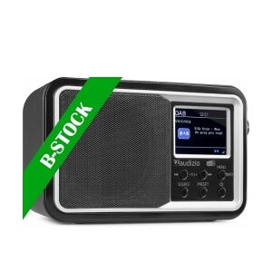 Anzio Portable DAB+ Radio with Battery Black 