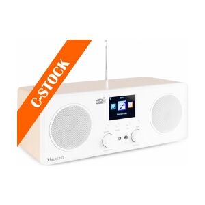 Bari WIFI Internet Stereo Radio with DAB+ White 