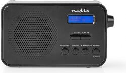 Nedis DAB+ radio   3,6 W   FM   Ur og alarmfunktion   Sort, RDDB1000BK TILBUD NU Nedis DAB+ radio   3,6 W   FM   Ur og alarmfunktion   Sort, RDDB1000BK TILBUD NU