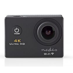 Nedis Actionkamera   Ultra HD 4K   Wi-Fi   Vandtæt kuffert, ACAM40BK TILBUD NU