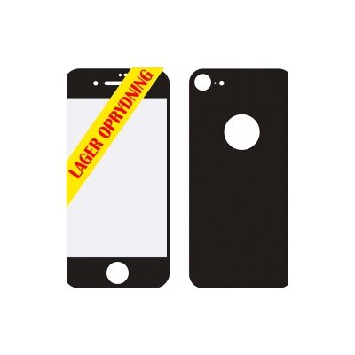 Mobilize iPhone 8 Sort Kant-til-Kant Skærmbeskytter & Bagbeskytter Mobilize iPhone 8 Sort Kant-til-Kant Skærmbeskytter & Bagbeskytter