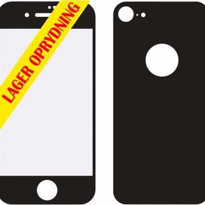 Mobilize iPhone 8 Sort Kant-til-Kant Skærmbeskytter & Bagbeskytter Mobilize iPhone 8 Sort Kant-til-Kant Skærmbeskytter & Bagbeskytter
