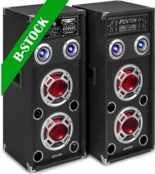 KA-26 Active Speaker Set 2x 6.5" USB/RGB LED 800W "B-STOCK" TILBUD NU