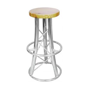 Alutruss Bar Stool, curved TILBUD NU skammel barstol buet