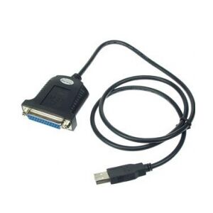 Velleman Printerkabel USB til parallel SUBD25 pol hun, Sort (0,8m) TILBUD NU sortere into