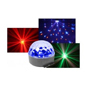 Magic Jelly Ball, Lyser i alle farver RGBWA+UV 6x1W LED / Musikst lysdioder gele