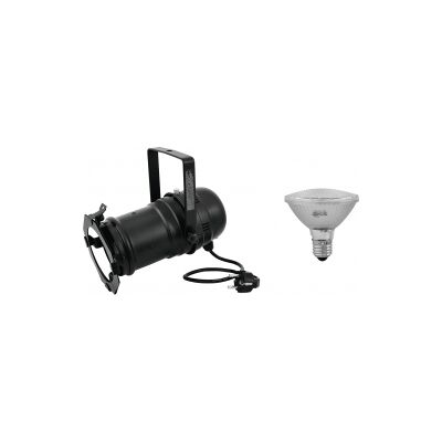 EuroLite Set PAR-30 Spot bk + PAR-30 230V SMD 11W E-27 LED 3000K fåøjepå spotbk EuroLite Set PAR-30 Spot bk + PAR-30 230V SMD 11W E-27 LED 3000K fåøjepå spotbk