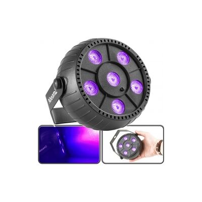 UV PartyPar, PLP14 / 6W UV LED / Musikstyring / Genopladelig Batteri, holder 8 t UV PartyPar, PLP14 / 6W UV LED / Musikstyring / Genopladelig Batteri, holder 8 t