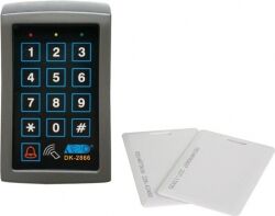 Adgangskontrolpanel m. RFID og 3 relæ udgange TILBUD NU Adgangskontrolpanel m. RFID og 3 relæ udgange TILBUD NU