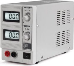 Velleman - Laboratorie strømforsyning 0-15V / 3A TILBUD NU Velleman - Laboratorie strømforsyning 0-15V / 3A TILBUD NU