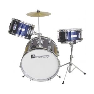 Dimavery JDS-203 Kids Drum Set, blue TILBUD NU trommesæt tromme børn blå sæt