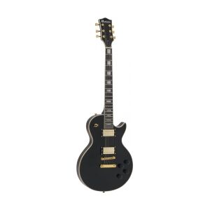 Dimavery LP-530 E-Guitar, black/gold TILBUD NU