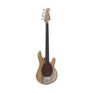 Dimavery MM-501 E-Bass, fretless, nature TILBUD NU båndløs natur