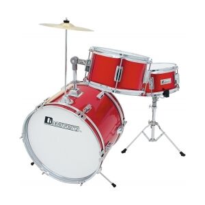 Dimavery JDS-203 Kids Drum Set, red TILBUD NU trommesæt tromme børn rød sæt