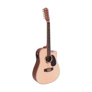 Dimavery DR-612 Western guitar 12-string, nature TILBUD NU