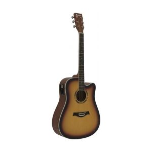 Dimavery DR-520 Western Guitar Dreadnought, sunburst TILBUD NU