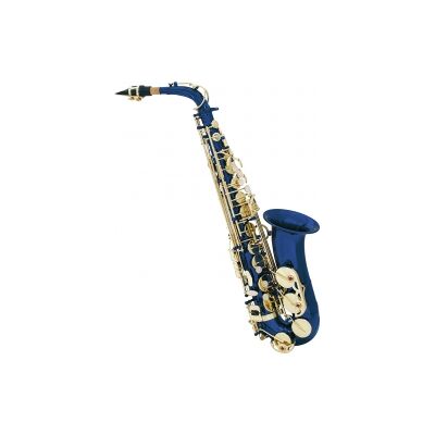 Dimavery SP-30 Eb Alto Saxophone, blue TILBUD NU saxofon blå Dimavery SP-30 Eb Alto Saxophone, blue TILBUD NU saxofon blå
