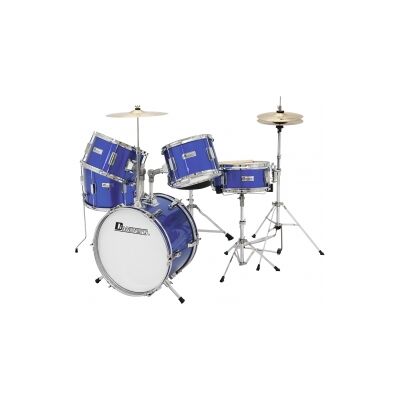 Dimavery JDS-305 Kids Drum Set, blue TILBUD NU trommesæt tromme børn blå sæt Dimavery JDS-305 Kids Drum Set, blue TILBUD NU trommesæt tromme børn blå sæt