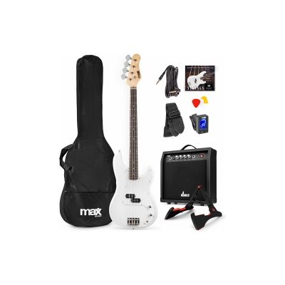 GigKit Bass Guitar Pack White TILBUD NU GigKit Bass Guitar Pack White TILBUD NU