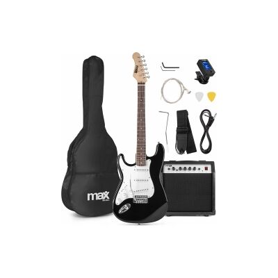 GigKit Electric Guitar Pack – Venstrehåndet Elguitar med Forstærker – Sort GigKit Electric Guitar Pack – Venstrehåndet Elguitar med Forstærker – Sort