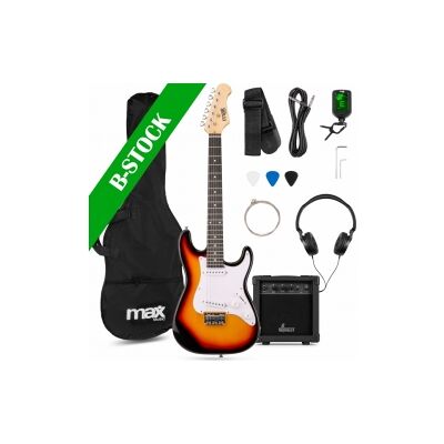 GigKit Junior Electric Guitar Pack Sunburst 3/4 "B STOCK" TILBUD NU GigKit Junior Electric Guitar Pack Sunburst 3/4 "B STOCK" TILBUD NU