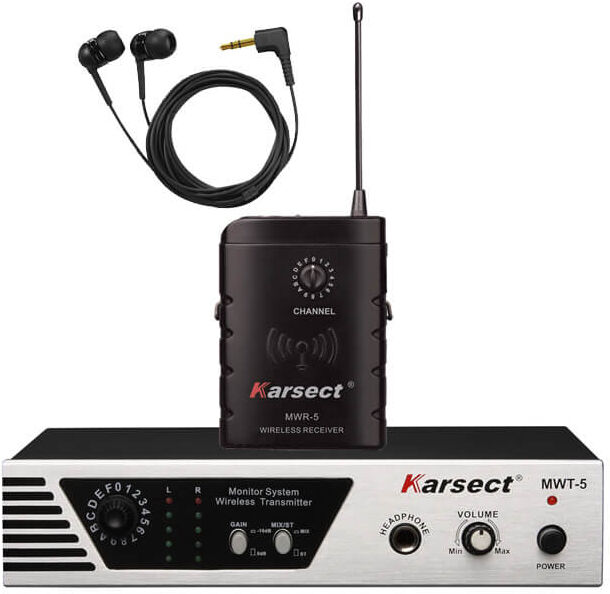 Karsect MWT5-MWR5 trådløs in-ear monitor Karsect MWT5-MWR5 trådløs in-ear monitor