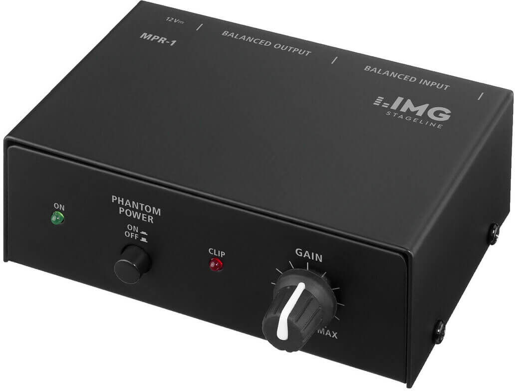 IMG Stage Line MPR-1 mikrofonforforstærker IMG Stage Line MPR-1 mikrofonforforstærker