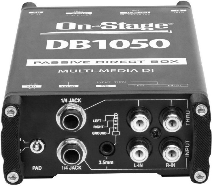 On-Stage DB1050 passiv DI-box On-Stage DB1050 passiv DI-box