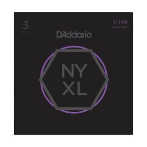 D'Addario NYXL1149-3P el-guitar-strenge, 011-049 (3 sæt)