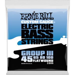 Ernie Ball 2806 Flatwound bas-strenge III, 045-100