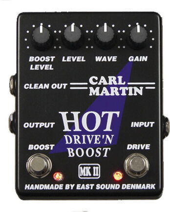 Carl Martin Hot Drive'n Boost MK II guitarpedal Carl Martin Hot Drive'n Boost MK II guitarpedal