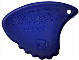 Sharkfin GP 106 Relief, Hard, Blue plektre (10 stk) Sharkfin GP 106 Relief, Hard, Blue plektre (10 stk)