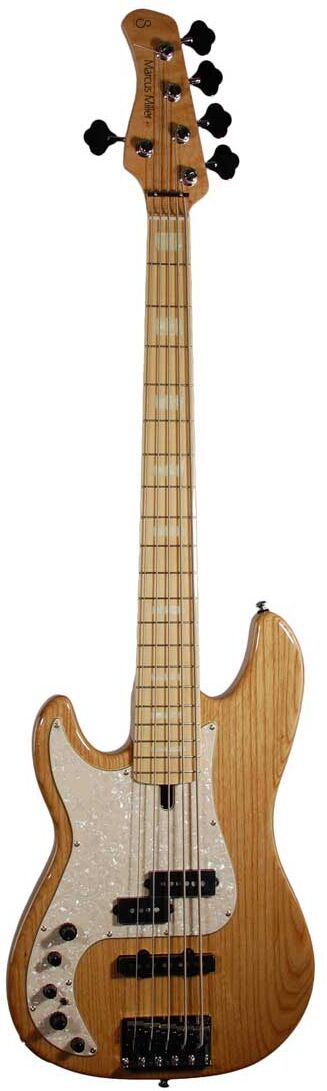 Sire Marcus Miller P7 SWAMP ASH-5 LH NT el-bas, 5-strenget, venstrehåndet natur Sire Marcus Miller P7 SWAMP ASH-5 LH NT el-bas, 5-strenget, venstrehåndet natur