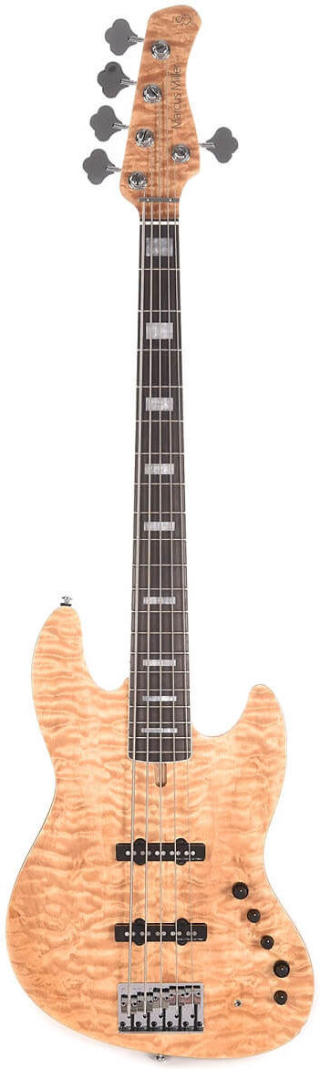 Sire Marcus Miller V9 SWAMP ASH-5 2nd Gen NT el-bas, 5-strenget natur