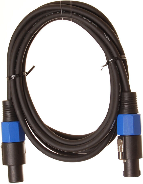 Speakon HiEnd  speakon-til-speakon-kabel  3 meter Speakon HiEnd  speakon-til-speakon-kabel  3 meter