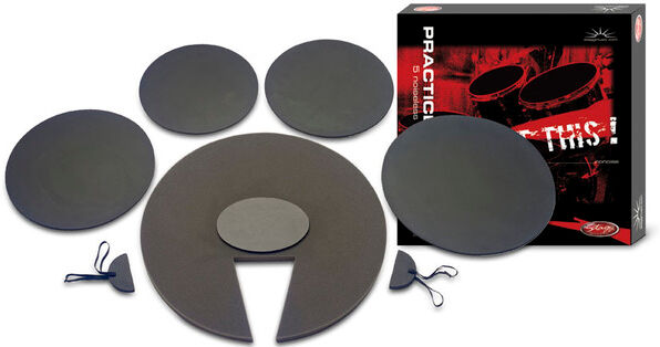 Stagg DF1222-SET tromme-dæmpepad-sæt Stagg DF1222-SET tromme-dæmpepad-sæt